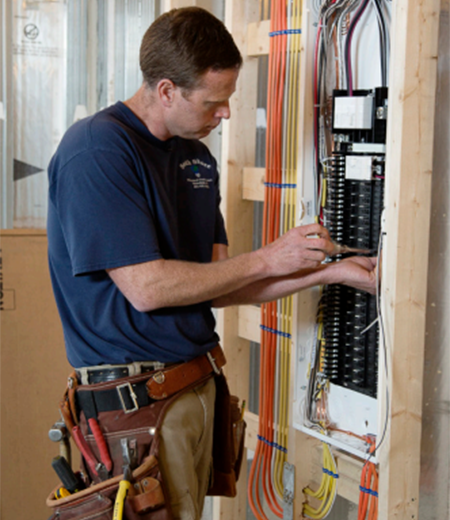 Professional electrical installation